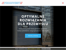 Tablet Screenshot of proinvest.com.pl